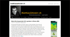 Desktop Screenshot of matthiaszehnder.ch