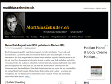 Tablet Screenshot of matthiaszehnder.ch